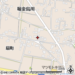 長野県安曇野市堀金烏川扇町5467-1周辺の地図
