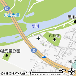 栃木県小山市神鳥谷225周辺の地図