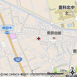長野県安曇野市豊科新田5589周辺の地図