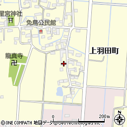 栃木県佐野市免鳥町615周辺の地図