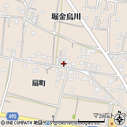 長野県安曇野市堀金烏川5455-5周辺の地図