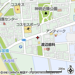 茨城県筑西市外塚周辺の地図