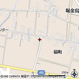 長野県安曇野市堀金烏川扇町5228周辺の地図