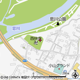 栃木県小山市神鳥谷174周辺の地図