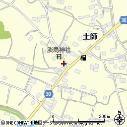 茨城県笠間市土師657-4周辺の地図