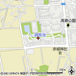 高寺川親水公園周辺の地図