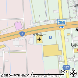 株式会社マルエー　加茂店周辺の地図