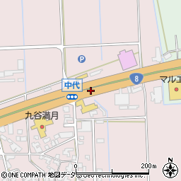 石川県加賀市中代町ヌ周辺の地図