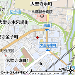 石川県加賀市大聖寺東町1丁目59周辺の地図