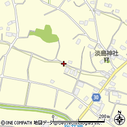 茨城県笠間市土師周辺の地図