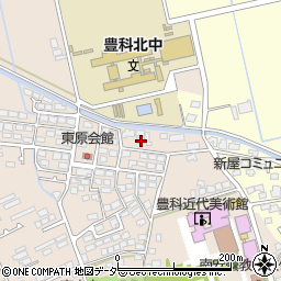 長野県安曇野市豊科新田5593-13周辺の地図