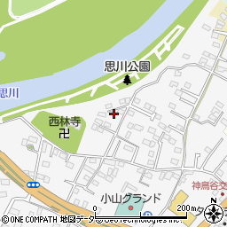 栃木県小山市神鳥谷173周辺の地図