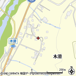 石川県白山市木滑チ周辺の地図