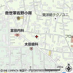 栃木県佐野市浅沼町79周辺の地図