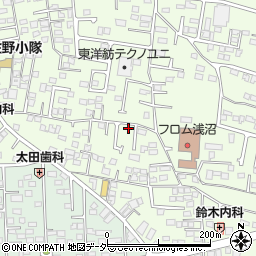 栃木県佐野市浅沼町92周辺の地図