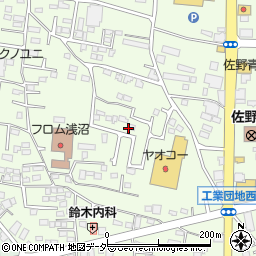 栃木県佐野市浅沼町225周辺の地図