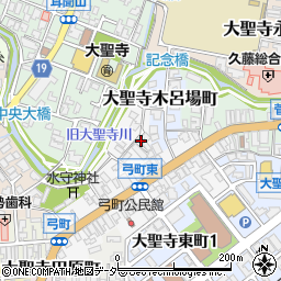 石川県加賀市大聖寺金子町周辺の地図