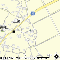 茨城県笠間市土師609周辺の地図
