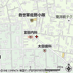栃木県佐野市浅沼町77周辺の地図