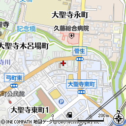石川県加賀市大聖寺菅生町周辺の地図