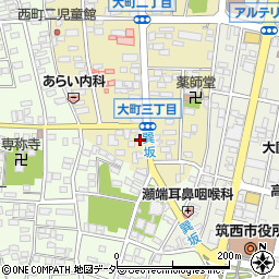 茨城県筑西市甲85-2周辺の地図
