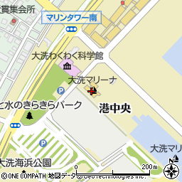 茨城県大洗マリーナ周辺の地図