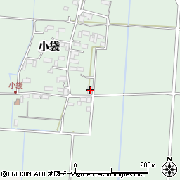 栃木県小山市小袋549周辺の地図