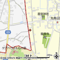 栃木県佐野市免鳥町720周辺の地図