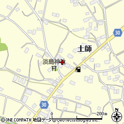 茨城県笠間市土師660周辺の地図