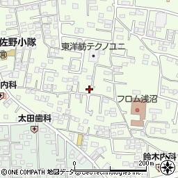 栃木県佐野市浅沼町167周辺の地図
