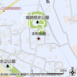 本町会館周辺の地図