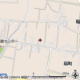 長野県安曇野市堀金烏川扇町5408周辺の地図