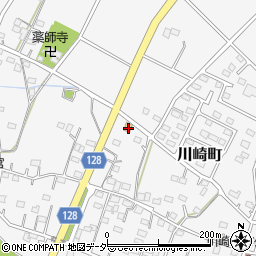ローソン足利川崎店周辺の地図