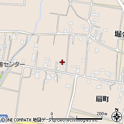 長野県安曇野市堀金烏川扇町5407周辺の地図
