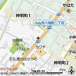 栃木県小山市神鳥谷702周辺の地図