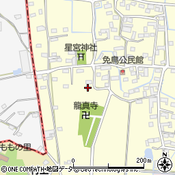 栃木県佐野市免鳥町701周辺の地図