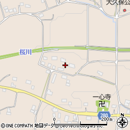 茨城県笠間市上郷1387周辺の地図