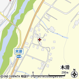 石川県白山市木滑チ30-1周辺の地図