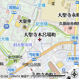 石川県加賀市大聖寺木呂場町周辺の地図
