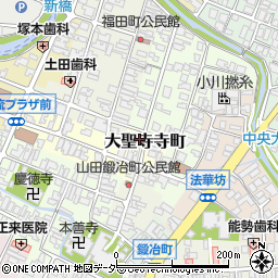 石川県加賀市大聖寺寺町8周辺の地図