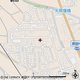 長野県安曇野市豊科新田5289-4周辺の地図