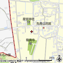 栃木県佐野市免鳥町702周辺の地図