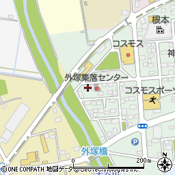 茨城県筑西市外塚520周辺の地図