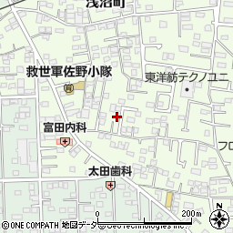 栃木県佐野市浅沼町175-16周辺の地図