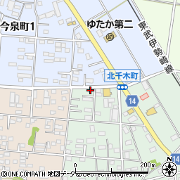 レッツ倶楽部伊勢崎周辺の地図