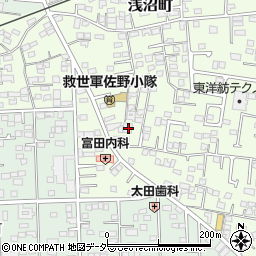 栃木県佐野市浅沼町175周辺の地図