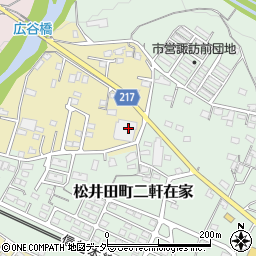 ウエルシア薬局松井田八城店周辺の地図