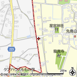 栃木県佐野市免鳥町721-2周辺の地図