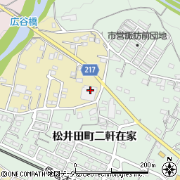 ウエルシア松井田八城店周辺の地図