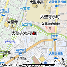 石川県加賀市大聖寺菅生町イ周辺の地図